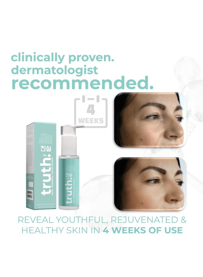 truth 진실 NAD+ RENEWAL ADVANCED KOREAN MOISTURIZER. NAD+ PROBIOTICS BACKUCHIOL PEPTIDES CERAMIDES - Image 3